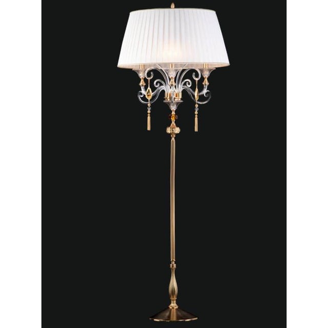 Metal Collection Dubai Ceiling Lamp in Metal and Crystal by Jago For Sale - Image 7 of 8