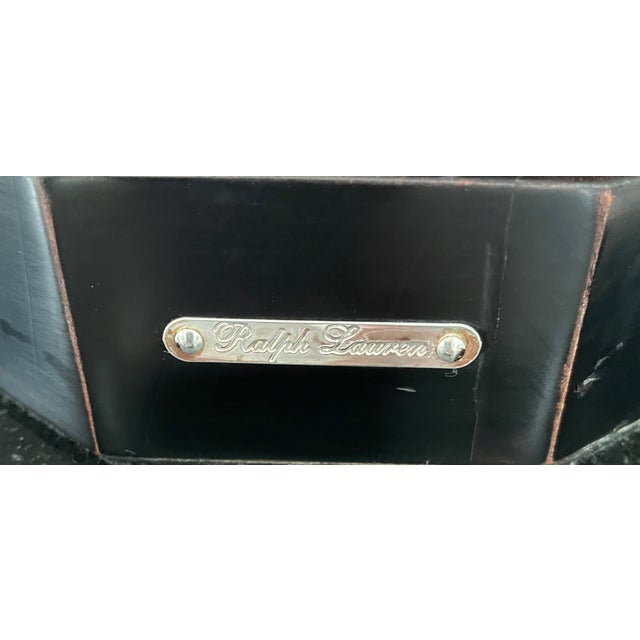 Transparent Large Ralph Lauren Hurricane Original Candle Holder. Glass, Silver Wood Base 23”x10” For Sale - Image 8 of 8
