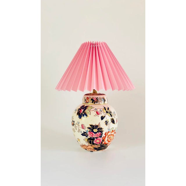 Antique Masons Mandarin Lamp For Sale - Image 6 of 6