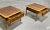 Lane Furniture Mid Century Modern Walnut + Oak End Tables by Lane Perception, a Pair For Sale - Image 4 of 12