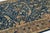 Blue Hand-Knotted Bidjar Vintage Style Wool Rug Midnight Blue Floral Arabesque For Sale - Image 8 of 12