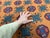 Golden Ochre Mori Gul Tribal Area Rug With Geometric Borders, 4'10" X 6'8" For Sale - Image 16 of 16