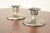 Art Deco Roycroft Arts & Crafts Silver Finished Copper Candlesticks, Pair For Sale - Image 3 of 13