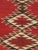 Authentic Navajo Rug Early Red Field Geometric Textile Hand-Spun Wool Circa 1900 For Sale - Image 16 of 18