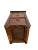 Antique Side Table, Nightstand, Three Drawers, Parquet Style Top, Walnut For Sale - Image 10 of 10
