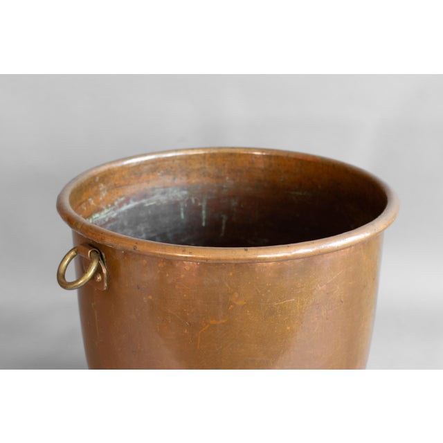 Large Copper Cauldron, 1900 For Sale - Image 4 of 7