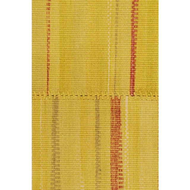 Contemporary Rug & Kilim’s Oversized Contemporary Kilim in Yellow With Stripes For Sale - Image 3 of 7