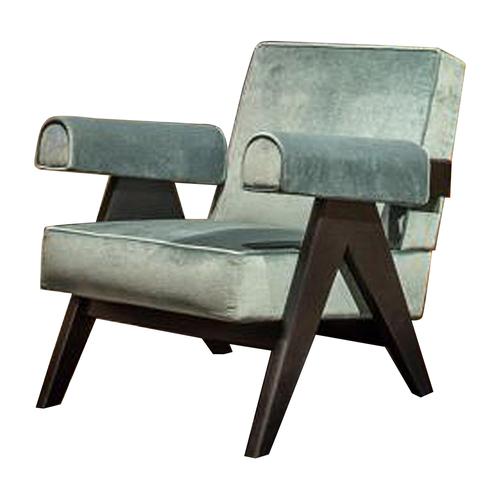 Gray 053 Capitol Complex Armchair by Pierre Jeanneret for Cassina For Sale - Image 8 of 8