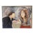 Young Couple, Original Acrylic & Ink on Canvas - Unsigned For Sale