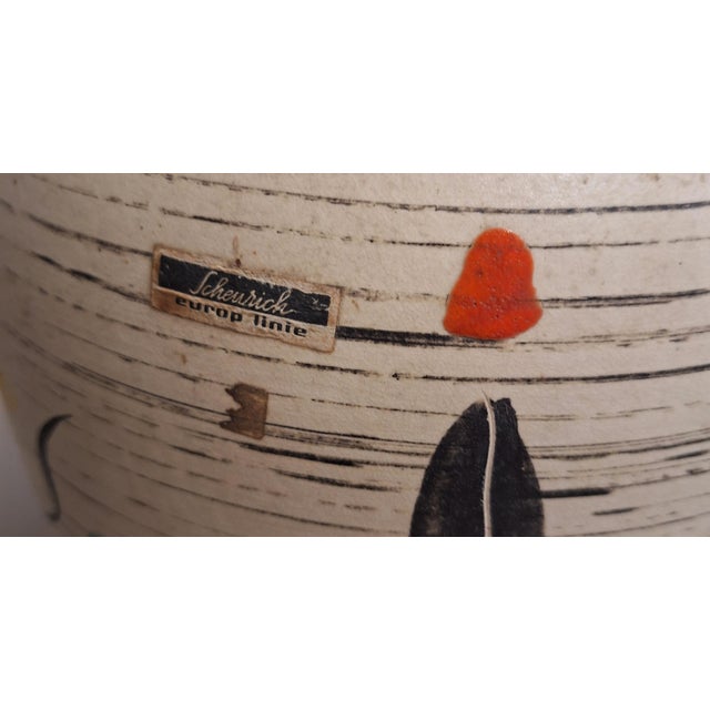 Mid-Century German Ceramic Vase from Scheurich Europe Line, 1950s, in Very Good conditions. Designed 1950 to 1959 This...