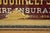 Wood Antique Dutchess of Poughkeepsie Ny Fire Insurance Reverse Painted Glass Sign For Sale - Image 7 of 10