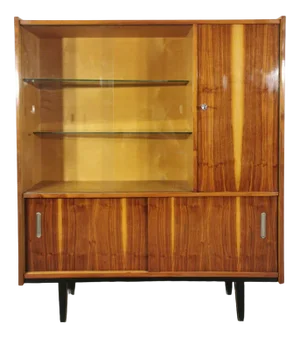 Mid-Century Bookcase in Wood
