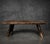 Rustic Large Rustic Brutalist Dining Table in Wood For Sale - Image 3 of 7