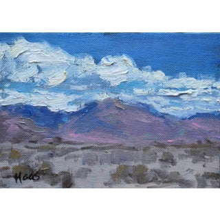 Desert Cloudscape (Plein Air Oil Painting) For Sale
