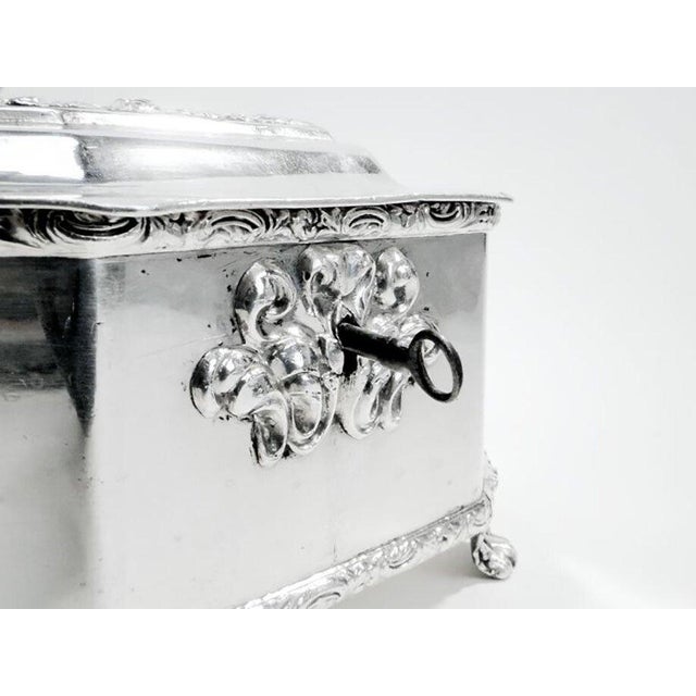 Silver 19th Century Candy Dish from Fraget Warsaw, Poland, 1850 For Sale - Image 8 of 17