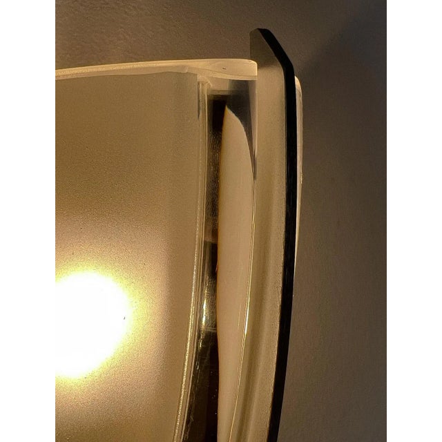 Vintage Italian Murano Glass Wall Lamp by Ernesto Gismondi, 1990s For Sale - Image 9 of 11