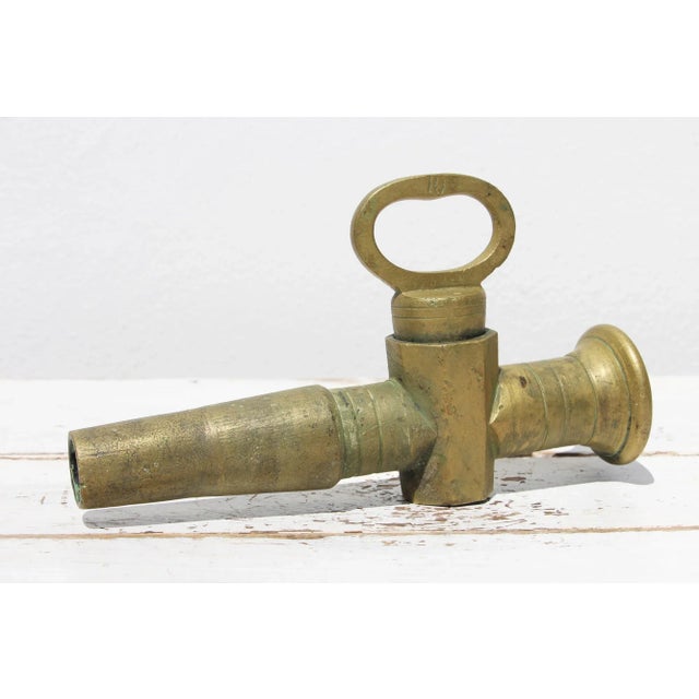 19th Century Antique French Wine Brass Barrel Tap For Sale - Image 6 of 13