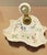 19 th c antique Victorian handpainted porcelain inkwell or Catchall.