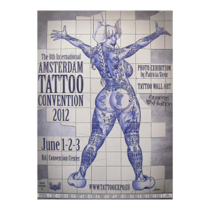 2012 Dutch Poster, Amsterdam International Tattoo Convention - Vince