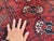 Antique Red Bukhara Hand-Knotted Wool Runner - 6'3" X 3'9" For Sale - Image 10 of 15