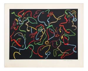 1970s Susan Elias, Spring Song II Lithograph
