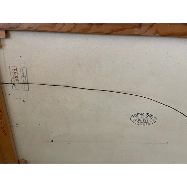 Original Antonio Devity Paris Street Scene Oil on Canvas Painting For Sale - Image 10 of 12