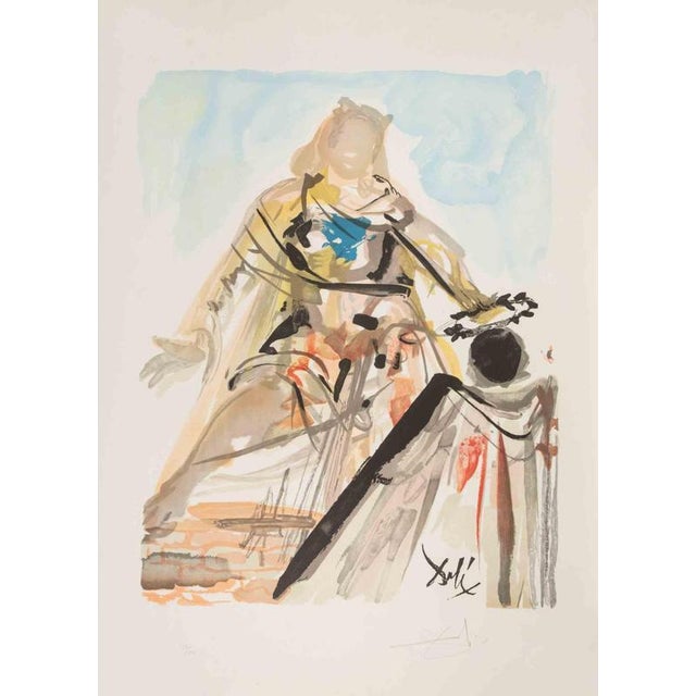 1970s Salvador Dalí­, Pylades Loved Ermione, 1978, Woodcut Print For Sale - Image 5 of 5