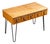 Vintage Oak Card Catalog on Hairpin Legs For Sale