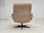 Danish Swivel Armchair in Beige Furniture Fabric, 1970s For Sale - Image 13 of 18
