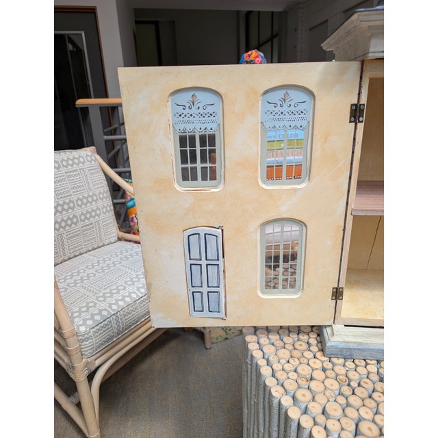Eric Lansdown Vintage Hand Crafted Signed Dollhouse Circa 1985 For Sale - Image 16 of 17