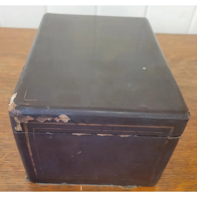 Antique Chinese Lacquer Tea Box For Sale - Image 4 of 9