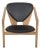 GE460 Butterfly Chair in Oak and Black Leather by Hans Wegner, 2015 For Sale