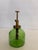 Mid-Century Modern Vintage Glass Green Mister Sprayer Bottle Watering Atomizer For Sale - Image 3 of 5