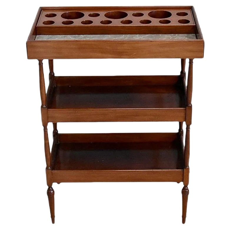 Small Louis XVI Style Mahogany Powder Table | Chairish