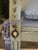 French Vintage Louis XVI Revival Grey Painted Armchair With Wedgwood-Style Medallions For Sale - Image 9 of 11