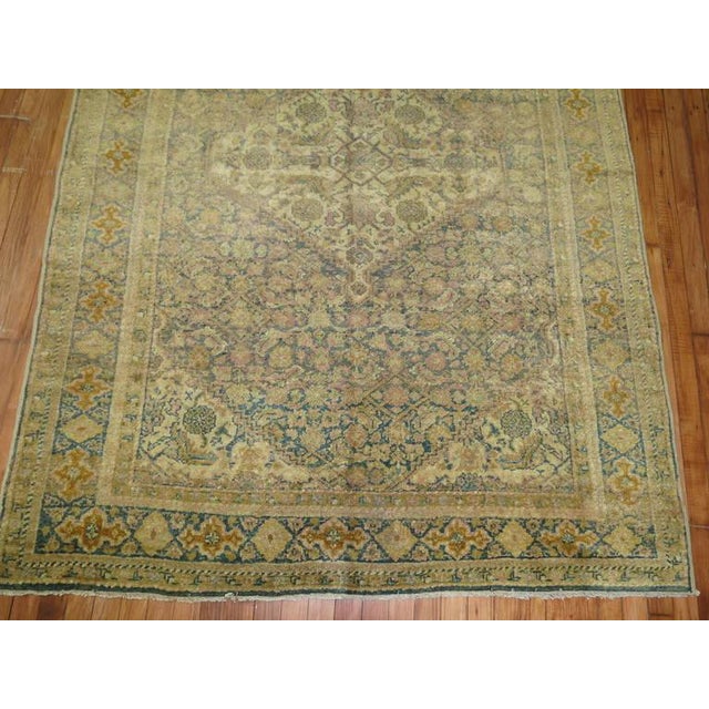Antique Persian Mahal Rug For Sale - Image 4 of 6
