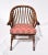 Late 19th Century 19th C. Windsor Style Accent Chair With Dolphin Head Arms For Sale - Image 5 of 13