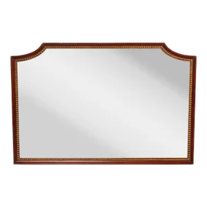 Regency Style Vintage Mahogany And Partial Gilt Over-Mantle or Wall Mirror