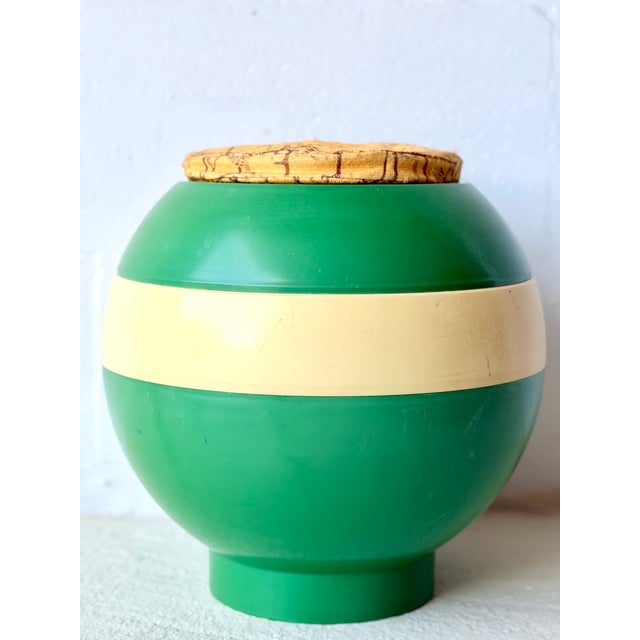 An iconic Space Age plastic stool and storage box manufactured in the 1970s by Združená Výroba Michalovce in former...