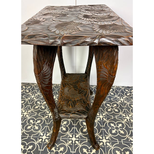 Japanese Two Tier Side Table from Liberty and Co, 1900s For Sale - Image 13 of 18