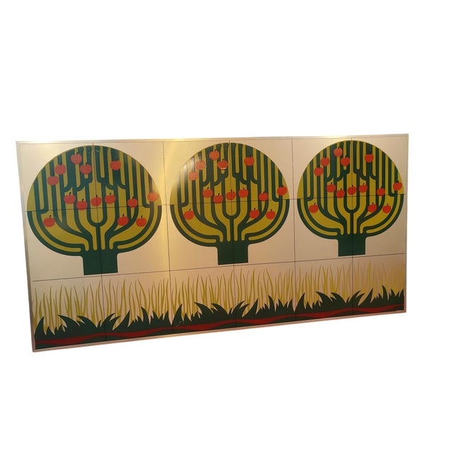 Large Vintage Decorative Panel by Tiziano Campi, 1976 For Sale - Image 12 of 14