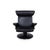 Set of Black Leather Jazz Recliner and Ottoman from Stressless For Sale - Image 12 of 17