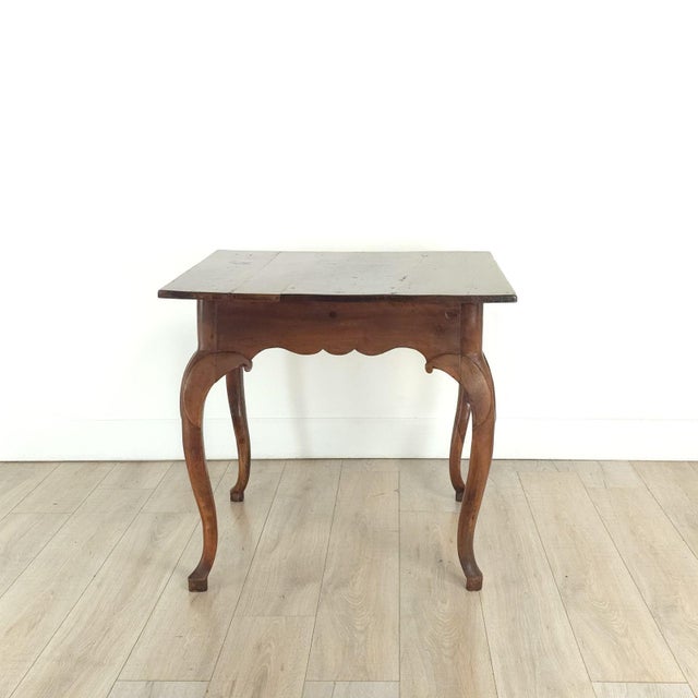 American 18th Century Fruitwood Table, Possibly American For Sale - Image 3 of 9