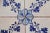 Blue 19th Century Floral Blue & Antique White Set of Four Portuguese Tiles For Sale - Image 8 of 12