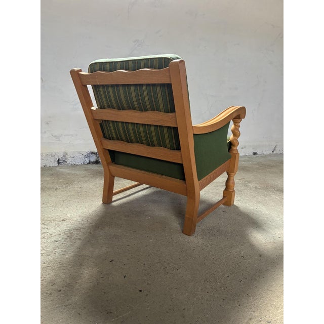 Danish Lounge Chair in style of Kjærnulf, 1960s For Sale - Image 4 of 12