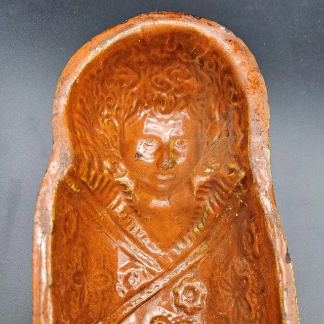 Antique Clay Fatschenkind Cake Pan, 1880s-1900s For Sale - Image 5 of 6