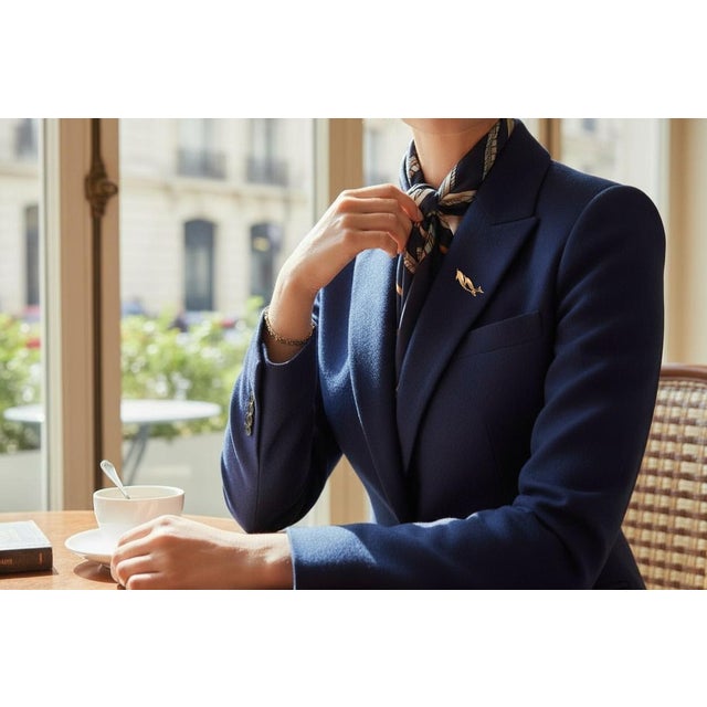 Metal Vintage Tiffany and Company 14 Karat Yellow Gold Two Swimming Dolphins 2.4 Inch For Sale - Image 7 of 13