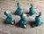 Chinese Porcelain Turquoise Ducks, Set of Eight For Sale In Philadelphia - Image 6 of 11