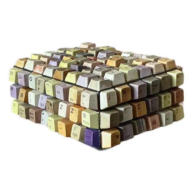 Vintage Boho Computer Key Box For Sale