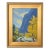 Silvio Silvestri, Listed Artists Mountain Landscape Oil Painting Including the Antiqued Gold Frame For Sale